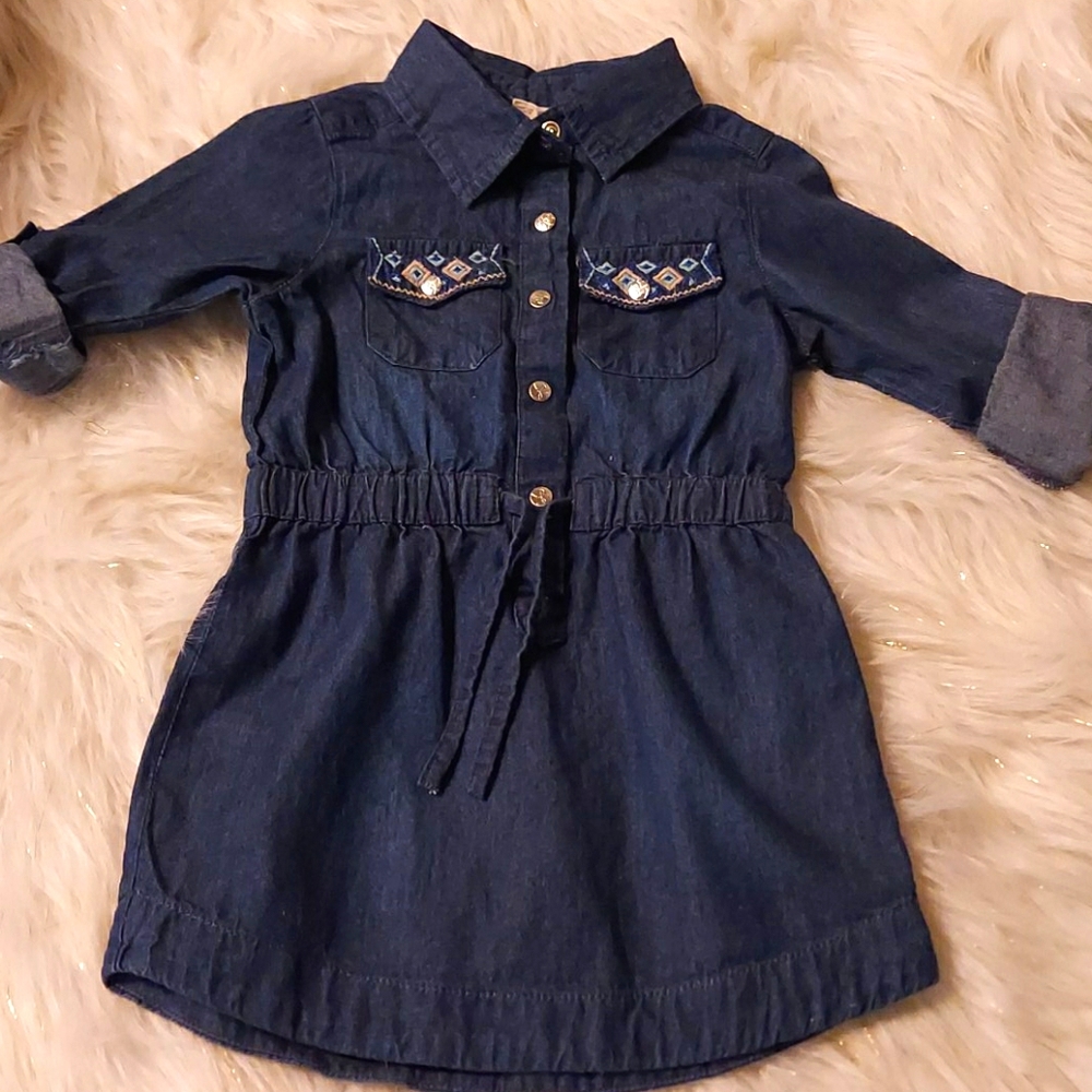 Toddler denim dress